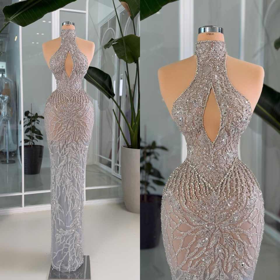 Maxi Dress Halter - Abiti da sera eleganti con scollo