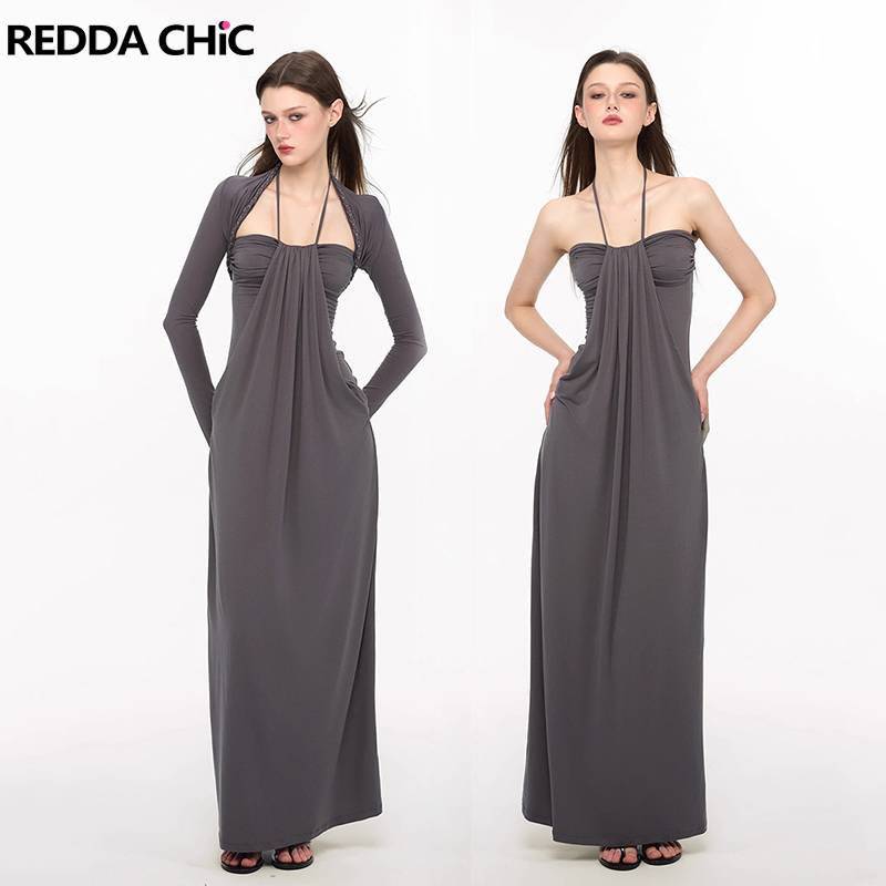 REDDACHiC Elegante abito con c - Maxi Dress Halter recensione e prezzo