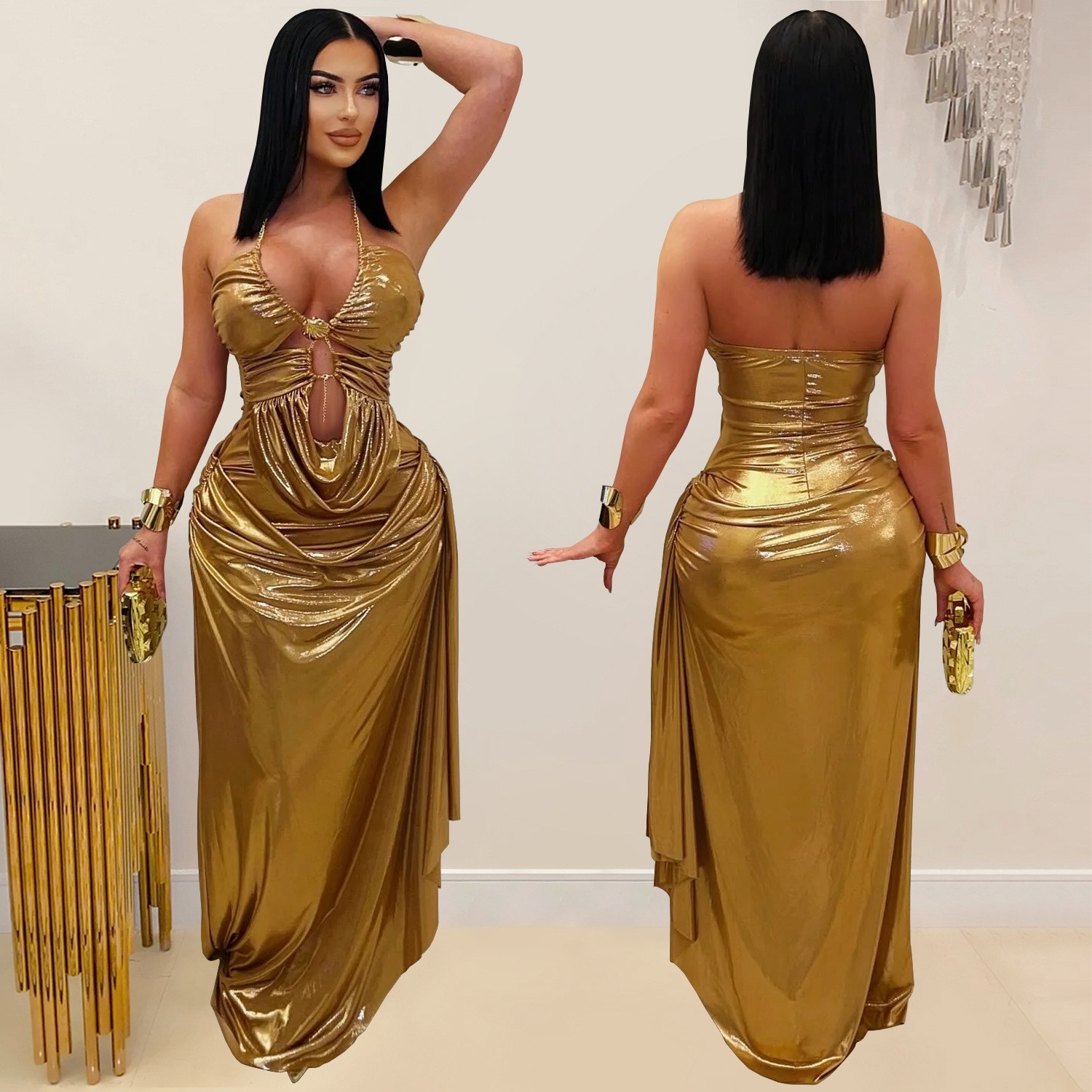 Abito da sera elegante da invi - Maxi Dress Halter recensione e prezzo